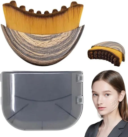 Brosse pour Contour lymphatique, Drainage lymphatique, réduit les poches, soulagement de la Fatigue, masseur Facial, outil de sculpture de la peau du menton