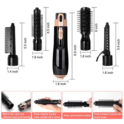 Brosse Sèche-Cheveux 4 en 1 Multifonction