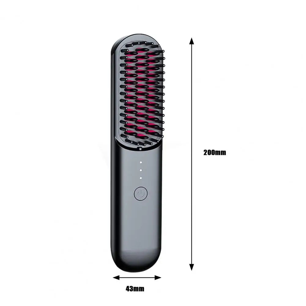 Brosse à Lisser sans Fil, Températures Réglables, Chauffage Rapide