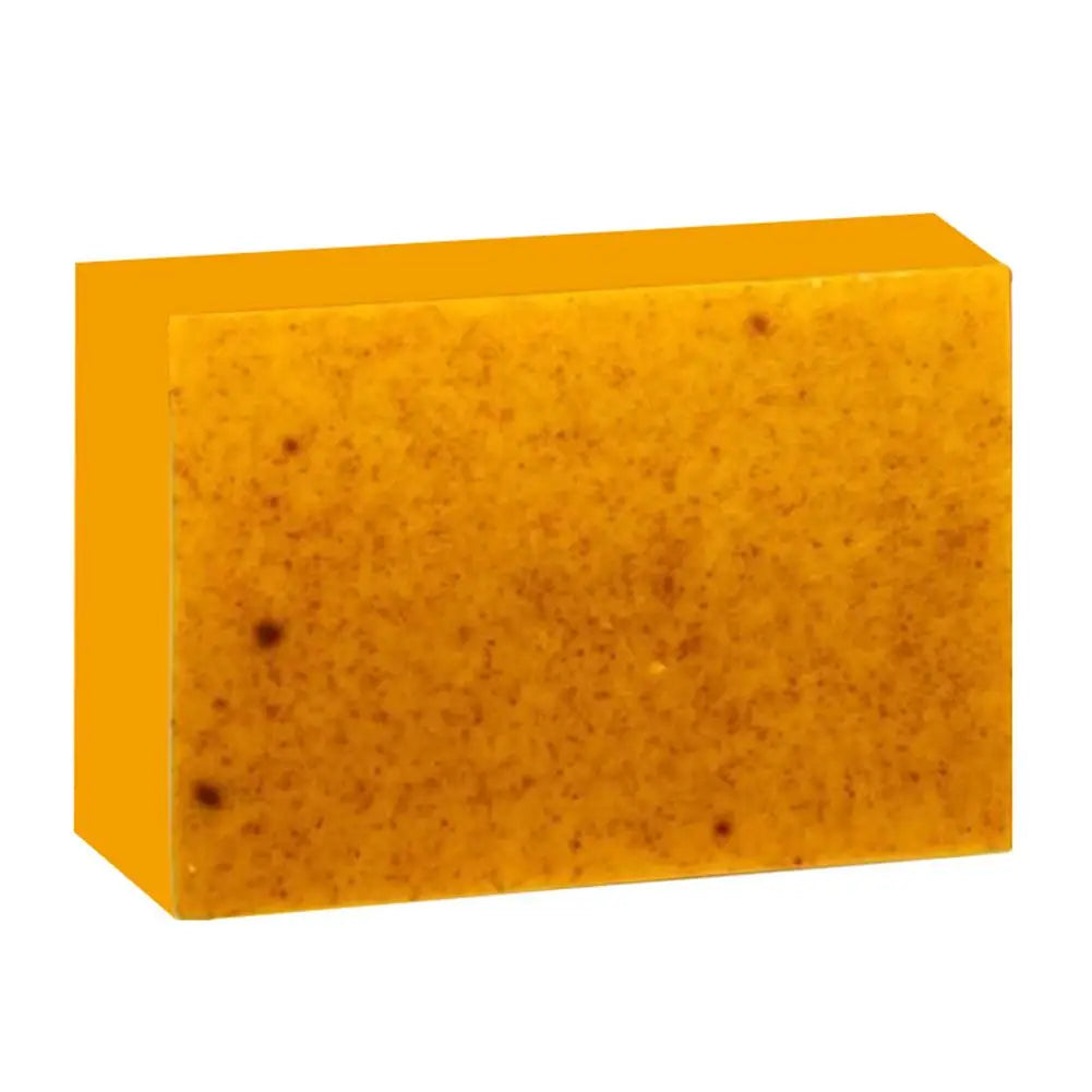 Savon fait à la main au curcuma, savon à l'acide kojique au citron, savon de douche et pour le visage, nettoyage en profondeur pour les soins de la peau du visage et du corps, 100g