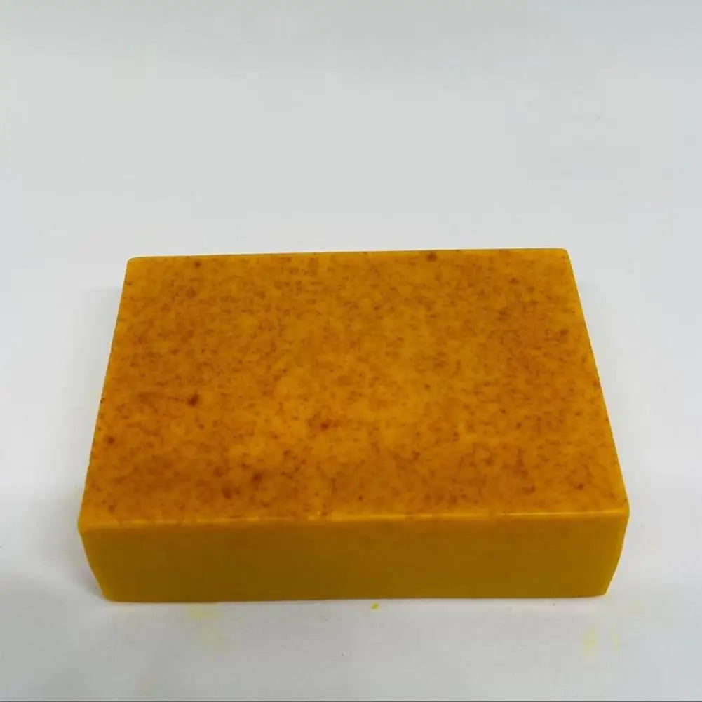 Savon fait à la main au curcuma, savon à l'acide kojique au citron, savon de douche et pour le visage, nettoyage en profondeur pour les soins de la peau du visage et du corps, 100g